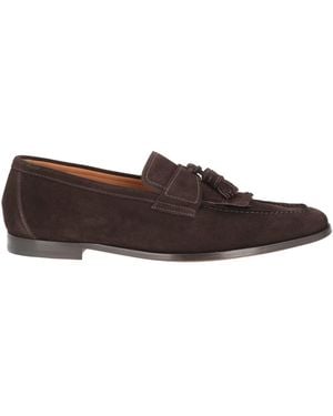 Doucal's Panarea Dark Loafers Leather - Brown