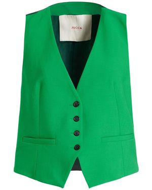 Jucca Tailored Vest Polyester - Green