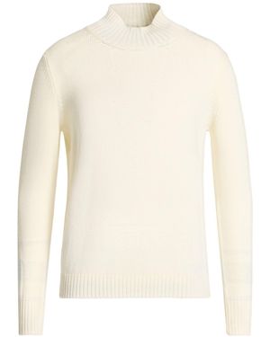 La Fileria Rollkragenpullover - Weiß