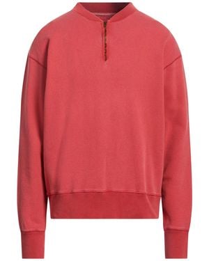 Maison Margiela Coral Sweatshirt Cotton - Red