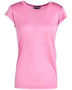 Tom Ford T-Shirt Silk - Pink