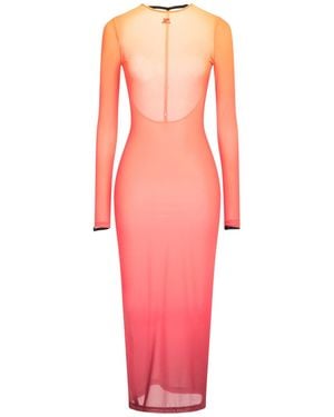 Courreges Midi Dress - Pink