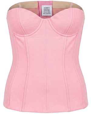 Vetements Top Cotton - Pink