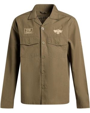 Only & Sons Military Shirt Cotton - Green