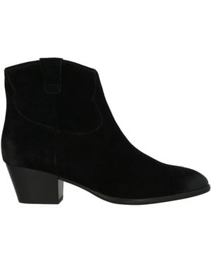 Ash Fame Ankle Boots Leather - Black