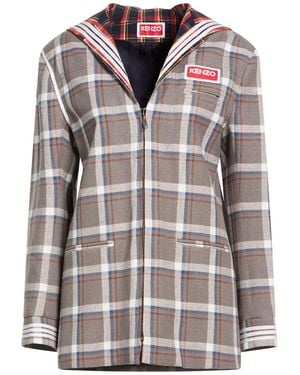 KENZO Jacket Linen, Cotton - Gray