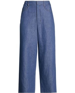 Max Mara Jeans Cotton, Linen - Blue