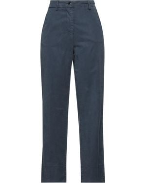 EUGHENES Pants Lycra, Cotton, Elastane - Blue