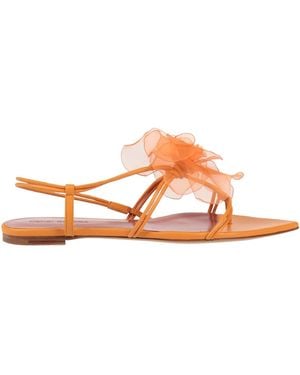 Nensi Dojaka Thong Sandal Leather - Pink