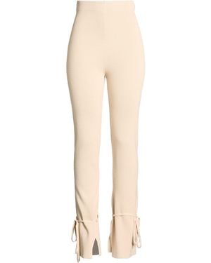 ViCOLO Trousers Viscose, Polyester - Natural