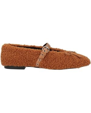Bibi Lou Ballet Flats - Brown