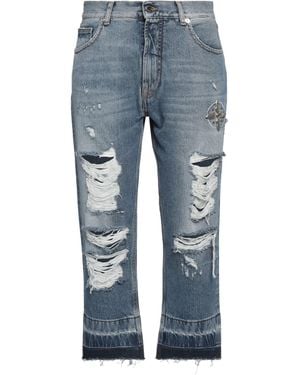 Marcelo Burlon Pantaloni Jeans - Blu