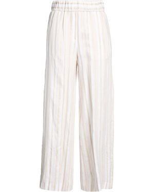 Peserico Pants Linen - White