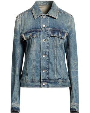 Rick Owens Denim Outerwear Cotton - Blue