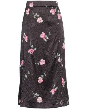 Ganni Midi Skirt - Black