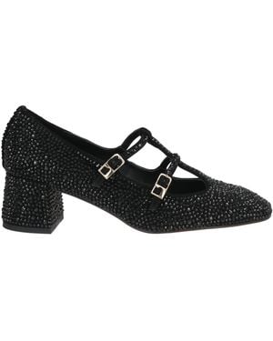 Lola Cruz Court Shoes - Black