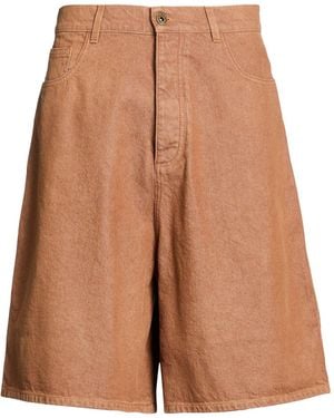JW Anderson Tan Denim Shorts Cotton - Brown