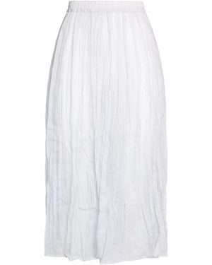 Tod's Light Midi Skirt Cotton - White