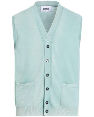 Alpha Studio Cardigan Cotton - Blue