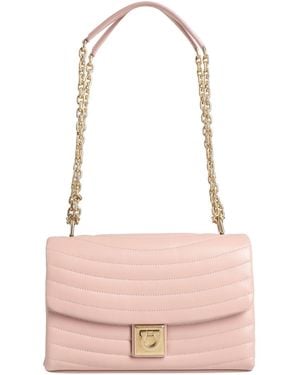 Ferragamo Shoulder Bag Calfskin - Pink