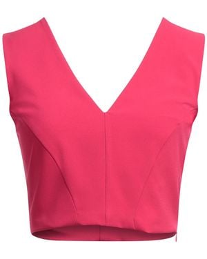 Soallure Fuchsia Top Polyester, Elastane - Pink