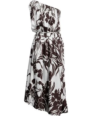 N°21 Midi Dress - White