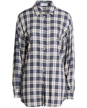 Motel Shirt Viscose - Blue
