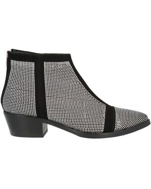 Janet & Janet Ankle Boots Leather - Black
