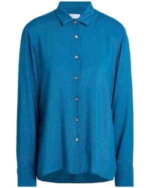 Robert Friedman Azure Shirt Viscose, Polyamide - Blue