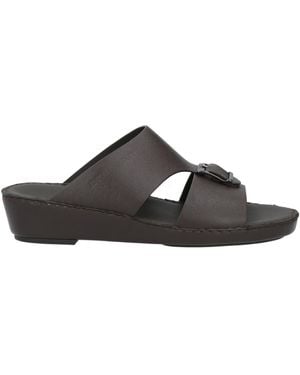サンダル EMPORIO ARMANI SWIMWEAR Men Sandals Black XVQS08 XN746 A120 Flip Flops Emporio Armani XVQS08-XN746-A120 Black - Eros