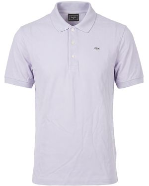 Lacoste Lilac Polo Shirt Cotton, Elastane - Purple