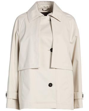 Moorer Overcoat & Trench Coat Polyester, Polyurethane - Natural