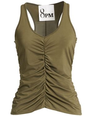 8pm Military Top Viscose, Elastane - Green