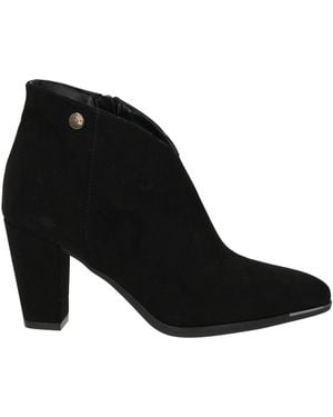 Cinzia Soft Ankle Boots Textile Fibres - Black
