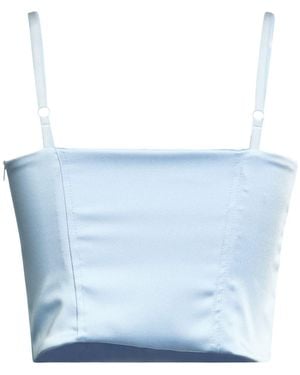 Rinascimento Sky Top Polyester, Elastane - Blue