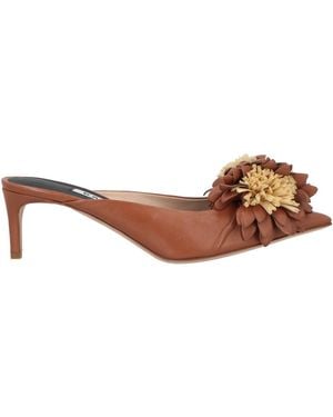 Kalliste Tan Mules & Clogs Leather - Brown