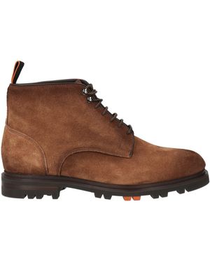 Santoni Goodyear Ankle Boots Leather - Brown