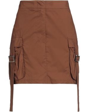 Olla Parèg Mini Skirt Cotton - Brown
