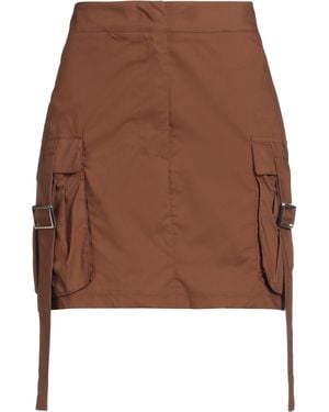 Olla Parèg Mini Skirt Cotton - Brown