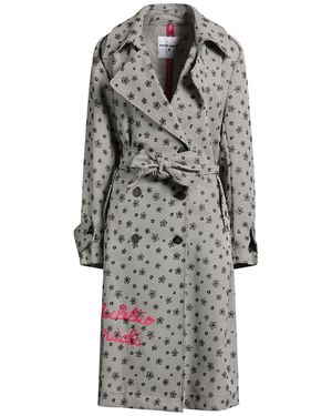 FRONT STREET 8 Overcoat & Trench Coat Polyester - Gray
