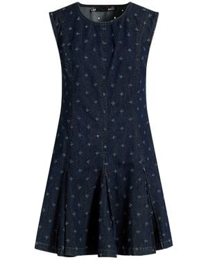 Love Moschino Mini Dress Cotton - Blue