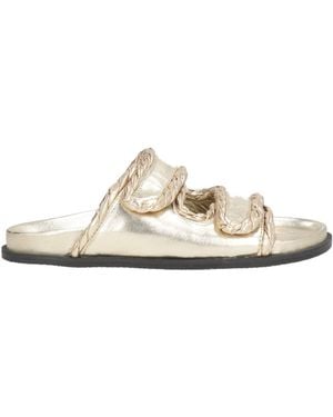 Elena Iachi Sandals Leather - White