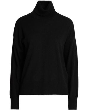 Woolrich Turtleneck Virgin Wool, Viscose, Polyamide, Cashmere - Black