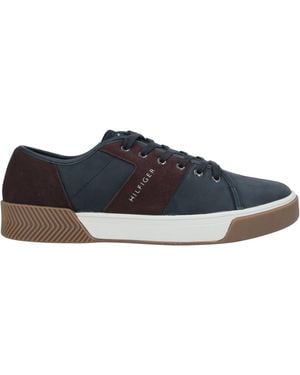 Tommy Hilfiger Midnight Sneakers Soft Leather - Blue