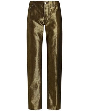 Department 5 Pants Cotton, Rayon, Polyethylene - Green