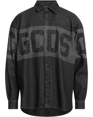 Gcds Denim Shirt - Black