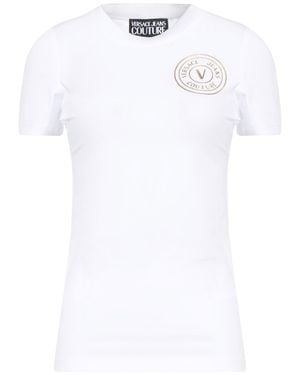 Versace Jeans Couture T-Shirt Cotton, Elastane - White