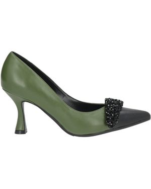 Luciano Barachini Pumps Leather - Green