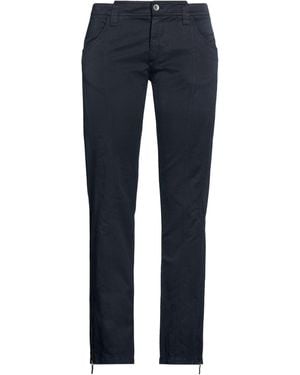 Ermanno Scervino Midnight Pants Cotton, Linen - Blue