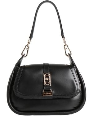 La Carrie Handbag Leather - Black